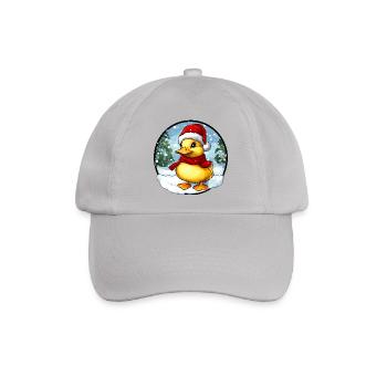 Entchen Weihnachten - Baseballkappe - Grau - Vorne