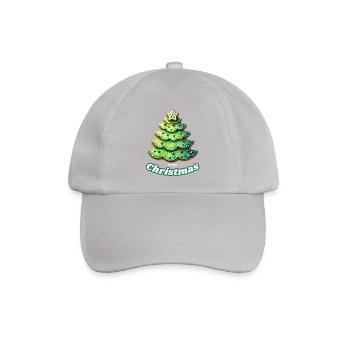 Merry Christmas, ideal für Weihnachten, Hingucker - Baseballkappe - Grau - Vorne