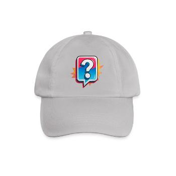 Fragezeichen - Baseballkappe - Grau - Vorne