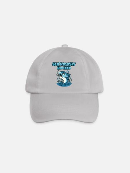 Seegehakt - Baseballkappe - Grau
