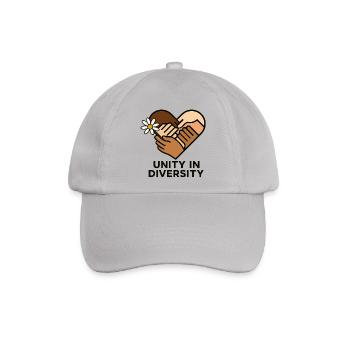 Unity in Diversity - Baseballkappe - Grau - Vorne