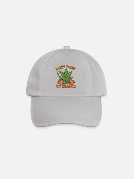 Peace, Puff & Plants - Baseballkappe - Grau