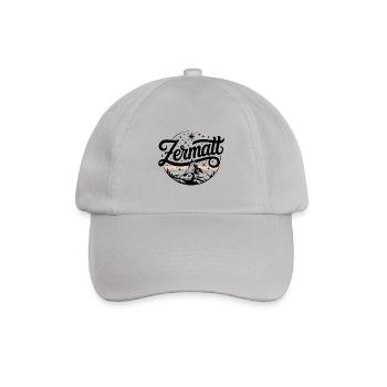 Zermatt - Souvenir Design - Baseballkappe - Grau - Vorne