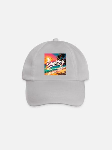 Beachboy Neon Sunset - Baseballkappe - Grau