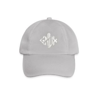 Geometrische Marmor-Glyphe - Baseballkappe - Grau - Vorne