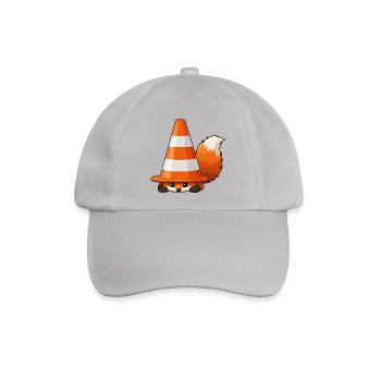 Fuchs unter Konus - Baseballkappe - Grau - Vorne