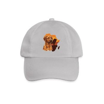 Rhodesian Ridgeback  - Baseballkappe - Grau - Vorne