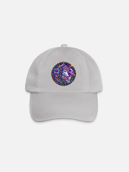Einhorn - Baseballkappe - Grau