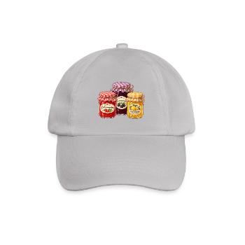 Selbstgemachte Marmelade - Baseballkappe - Grau - Vorne