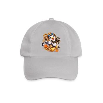 Königliche Möwe Nautik‑Schmuck - Baseballkappe - Grau - Vorne