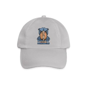 Shoebill – Geht dich nichts an - Baseballkappe - Grau - Vorne