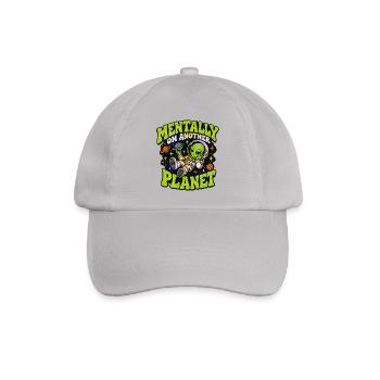 Mental auf einem anderen Planeten – Alien-Abenteuer - Baseballkappe - Grau - Vorne