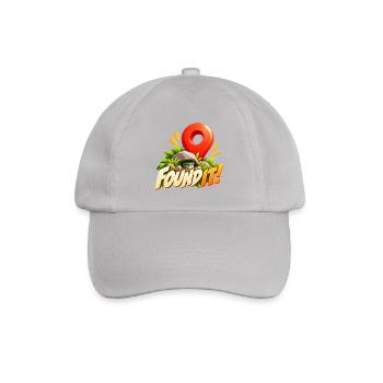 Found It! Schatzfund Abenteuer - Baseballkappe - Grau - Vorne