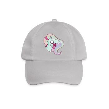 Grim Das Einhorn - Baseballkappe - Grau - Vorne