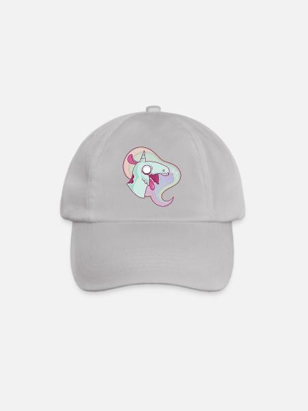 Grim Das Einhorn - Baseballkappe - Grau