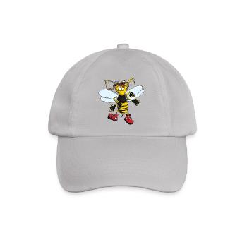 bumblebee bee wasp hornet biene wespe horniesse - Baseballkappe - Grau - Vorne