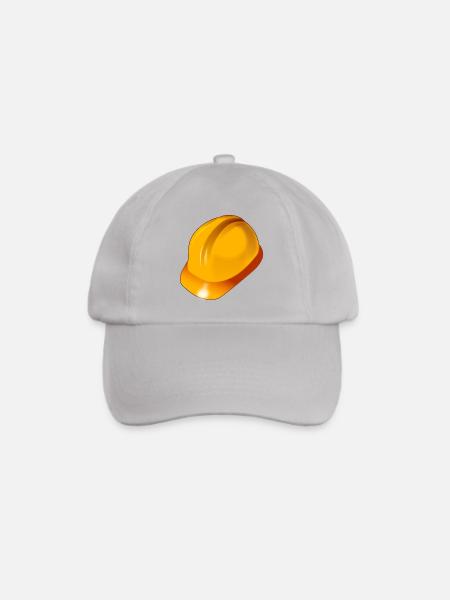 Schutzhelm - Baseballkappe - Grau
