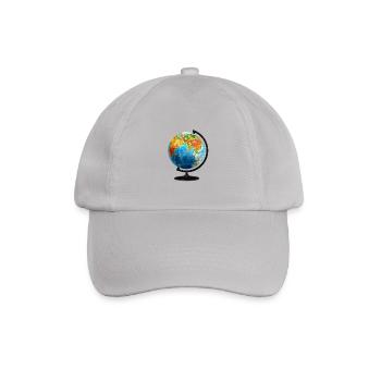 Globus - Baseballkappe - Grau - Vorne