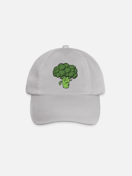 Broccoli Brokkoli Brokoli Gemüse Geschenk Idee - Baseballkappe - Grau
