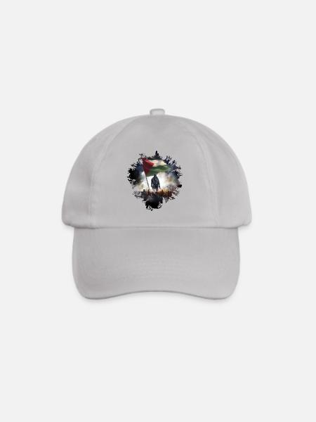 Free Palestina Gaza - Baseballkappe - Grau