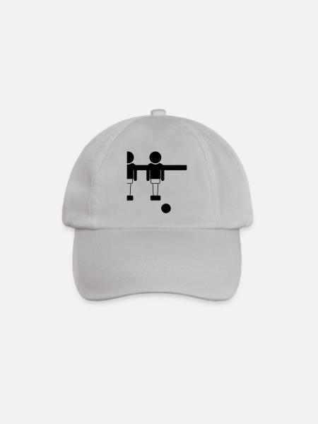 Retro Tischfussball Kicker Design - Goal Getter - Baseballkappe - Grau