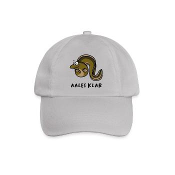 Aales Klar Aal Angeln Fischen - Baseballkappe - Grau - Vorne