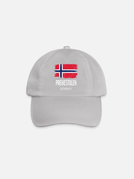 Preikestolen - Baseballkappe - Grau