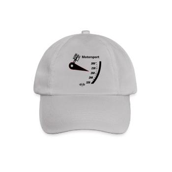 Motorsport Tacho - Baseballkappe - Grau - Vorne