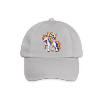 Stay weird ! - Baseballkappe - Grau - Vorne