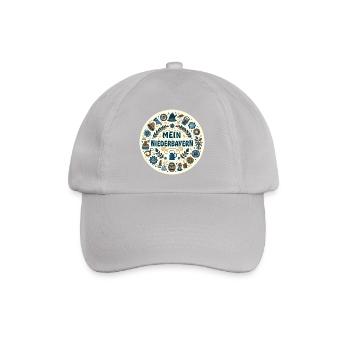 Mein Niederbayern in Bayern - Baseballkappe - Grau - Vorne