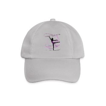 Tänzerin - Baseballkappe - Grau - Vorne