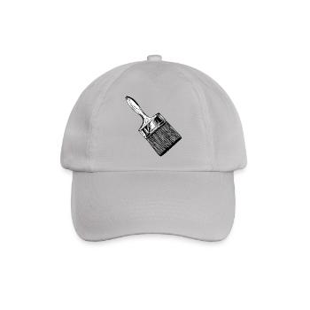 pinsel - Baseballkappe - Grau - Vorne