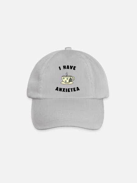 Ich habe ANXIETEA Tee - Baseballkappe - Grau
