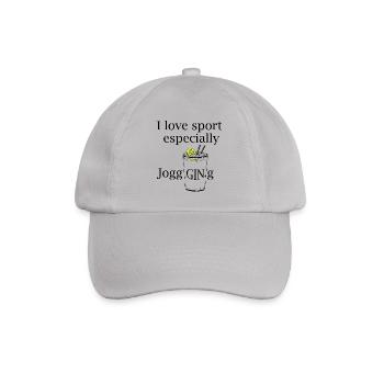 Jogging (Gin Tonic) - Baseballkappe - Grau - Vorne