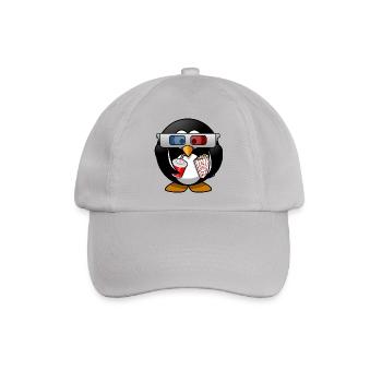 Kino Pinguin - Baseballkappe - Grau - Vorne