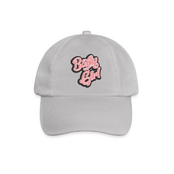 baby girl - Baseballkappe - Grau - Vorne