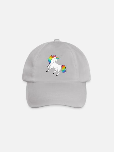 Einhorn - Baseballkappe - Grau