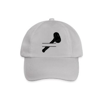 Hammermonogramm zum Abbruch - Baseballkappe - Grau - Vorne