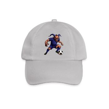 Teufel Fussballer - Baseballkappe - Grau - Vorne