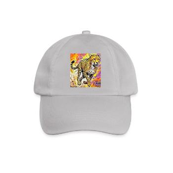 Gepard - Baseballkappe - Grau - Vorne