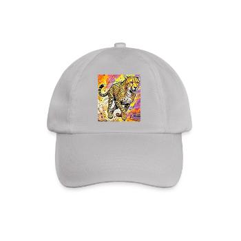 Gepard - Baseballkappe - Grau - Vorne