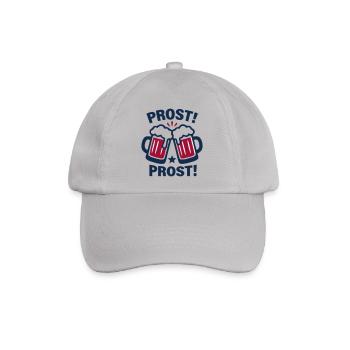 Prost Bierkruege Logo - Baseballkappe - Grau - Vorne