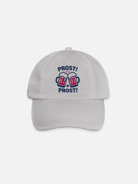 Prost Bierkruege Logo - Baseballkappe - Grau