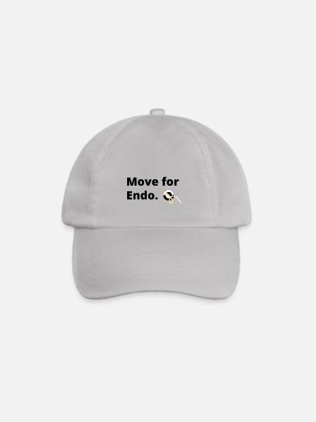 Move For Endo [schwarz] - Baseballkappe - Grau