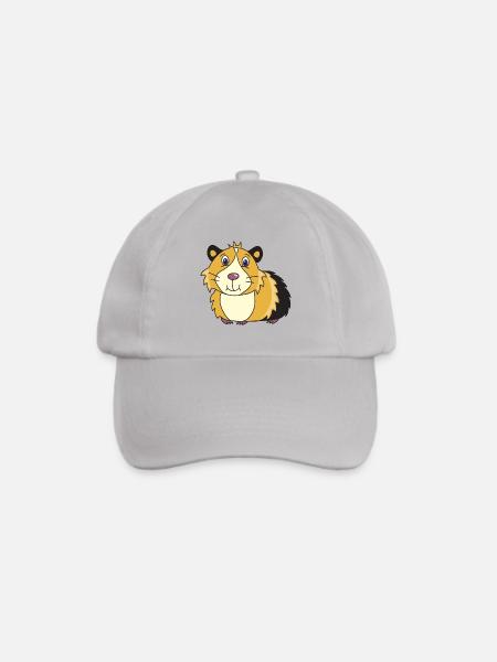 Meerschweinchen - Baseballkappe - Grau
