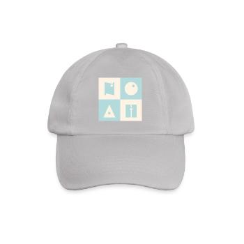 Noah Name Baby Junge Jungenname - Baseballkappe - Grau - Vorne