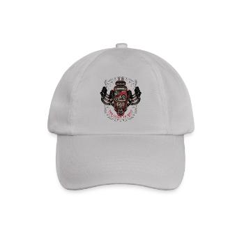 hot rod V8 - Baseballkappe - Grau - Vorne