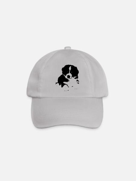 Süßer Hund - Baseballkappe - Grau