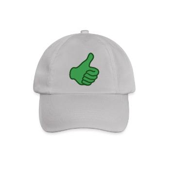Grüner Daumen - Baseballkappe - Grau - Vorne