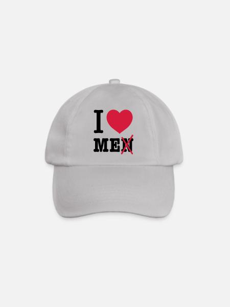 I love me Stolz pride Ego Satire Narziss verliebt - Baseballkappe - Grau